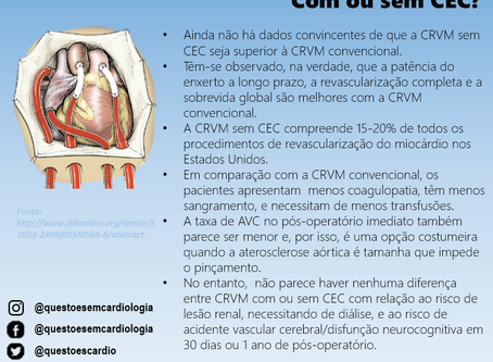 Revascularização miocárdica com ou sem CEC?