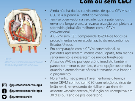 Revascularização miocárdica com ou sem CEC?