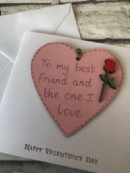 To my best friend and the one I love Happy Valentines Day card