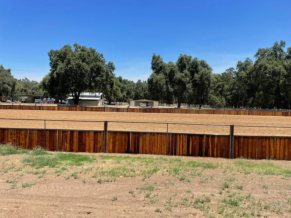 Thumbnail: 150' x 300' Wood Team Roping Arena