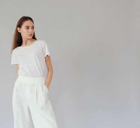 A Woman Wearing White