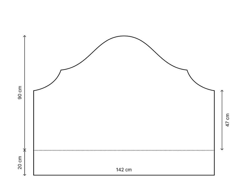 Constantia Kopfteil für 140cm Bett