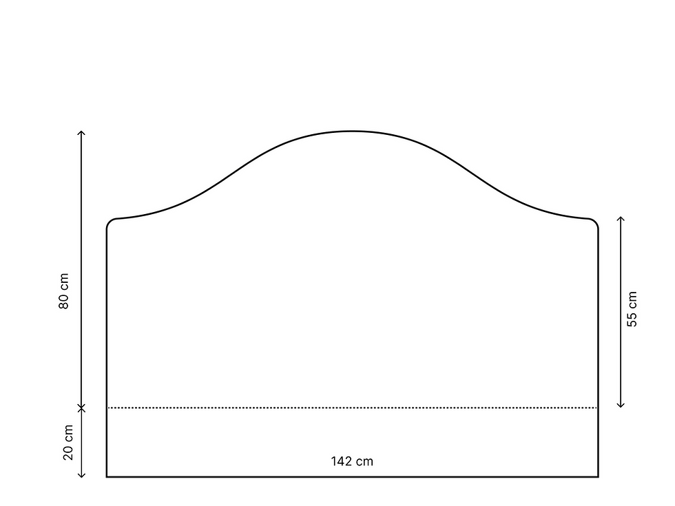 Easy Flow Kopfteil für 140cm Bett