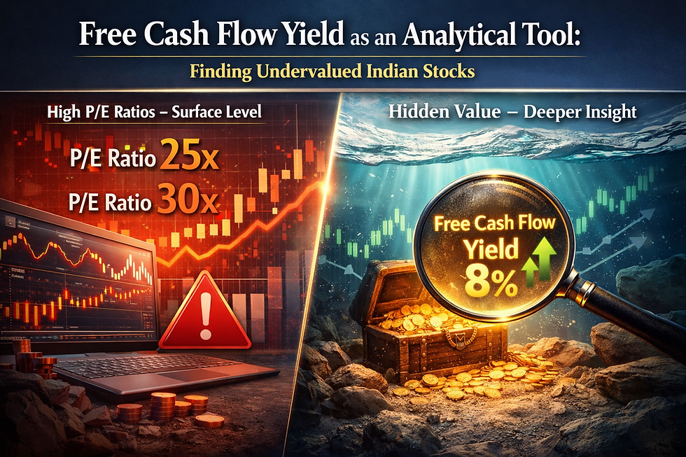 Free Cash Flow Yield as an Analytical Tool: Finding Undervalued Indian Stocks | Quick ₹eads