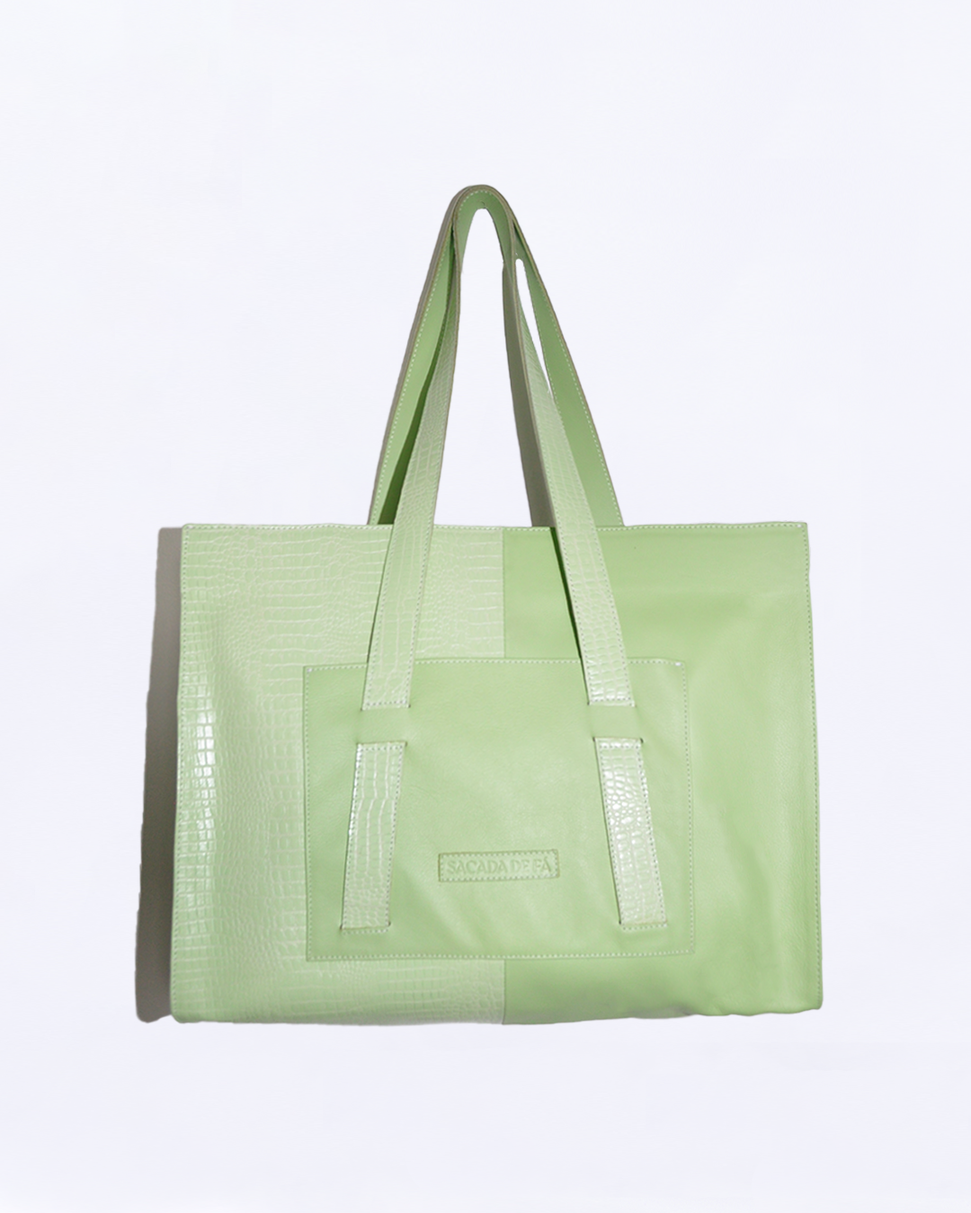 Tote bag fá XL verde matcha