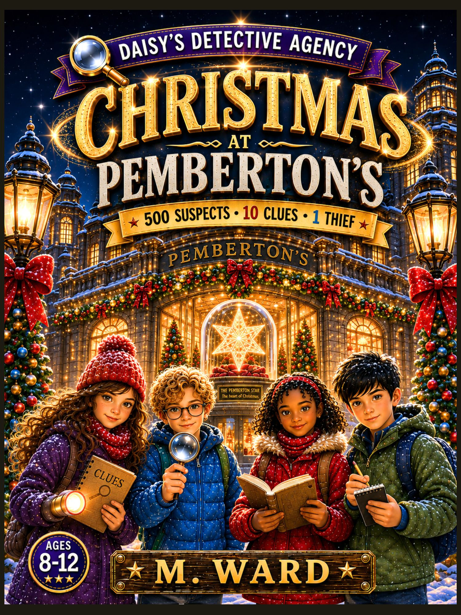 Christmas at Pemberton’s – Christmas Mystery Puzzle Book for Kids Ages 8–12