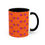Thumbnail: Orange Hot Pink Horse Snaffle Bit Coffee Mug (11, 15oz) 