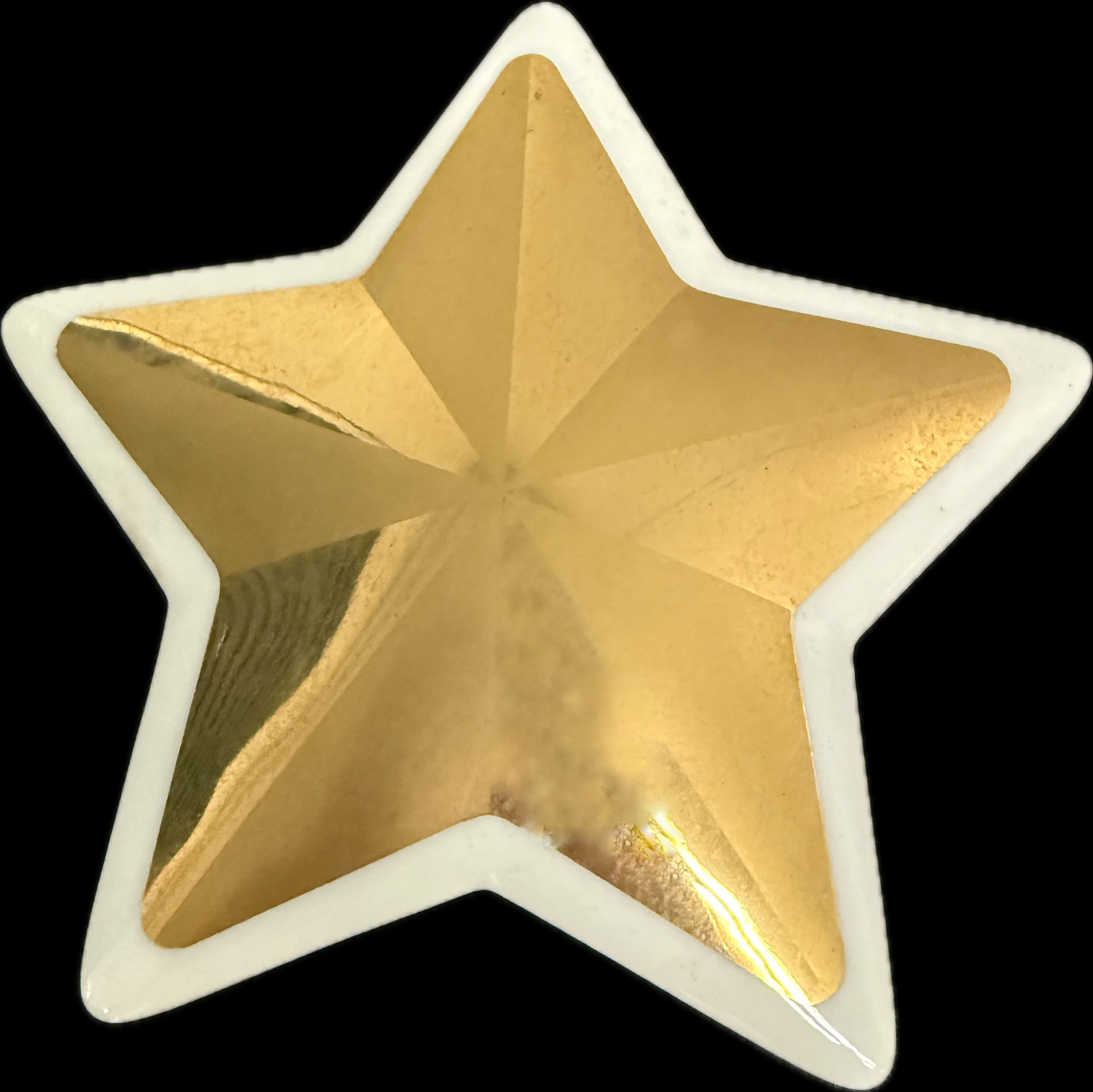 Tiffany & Co. | Vintage Bone China Gold Star Trinket Box
