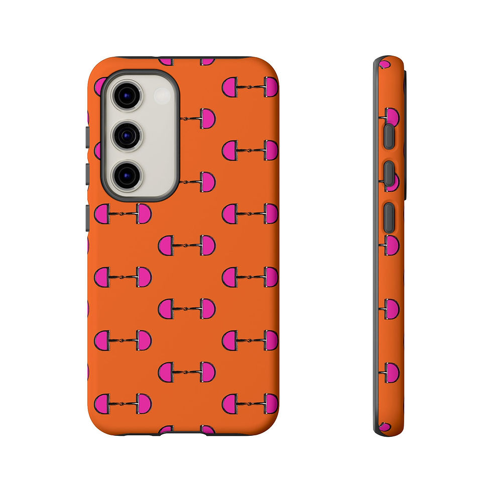 Thumbnail: Equestrian Horse Snaffle Bit Tough Phone Case 