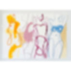 Thumbnail: Swimmers| mixed media on paper