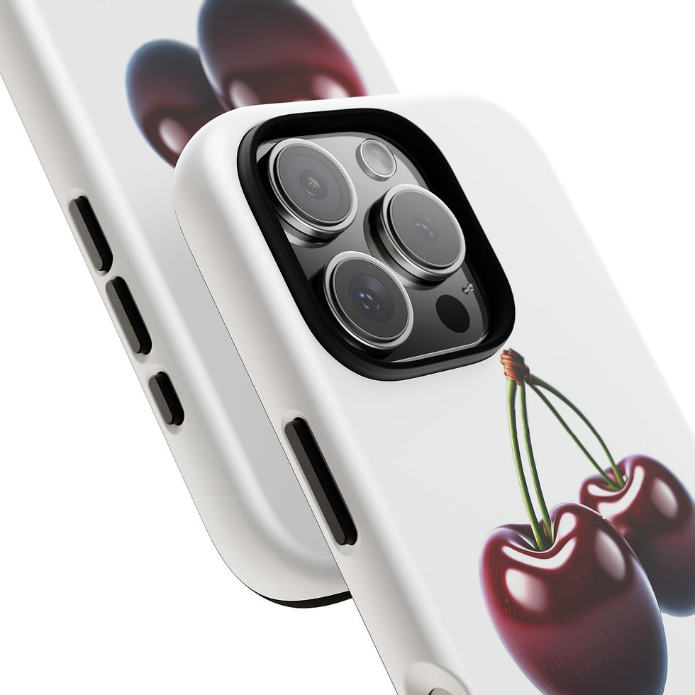 Thumbnail: Lucky Cherries Tough Phone Case 