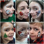 Christmas face paint