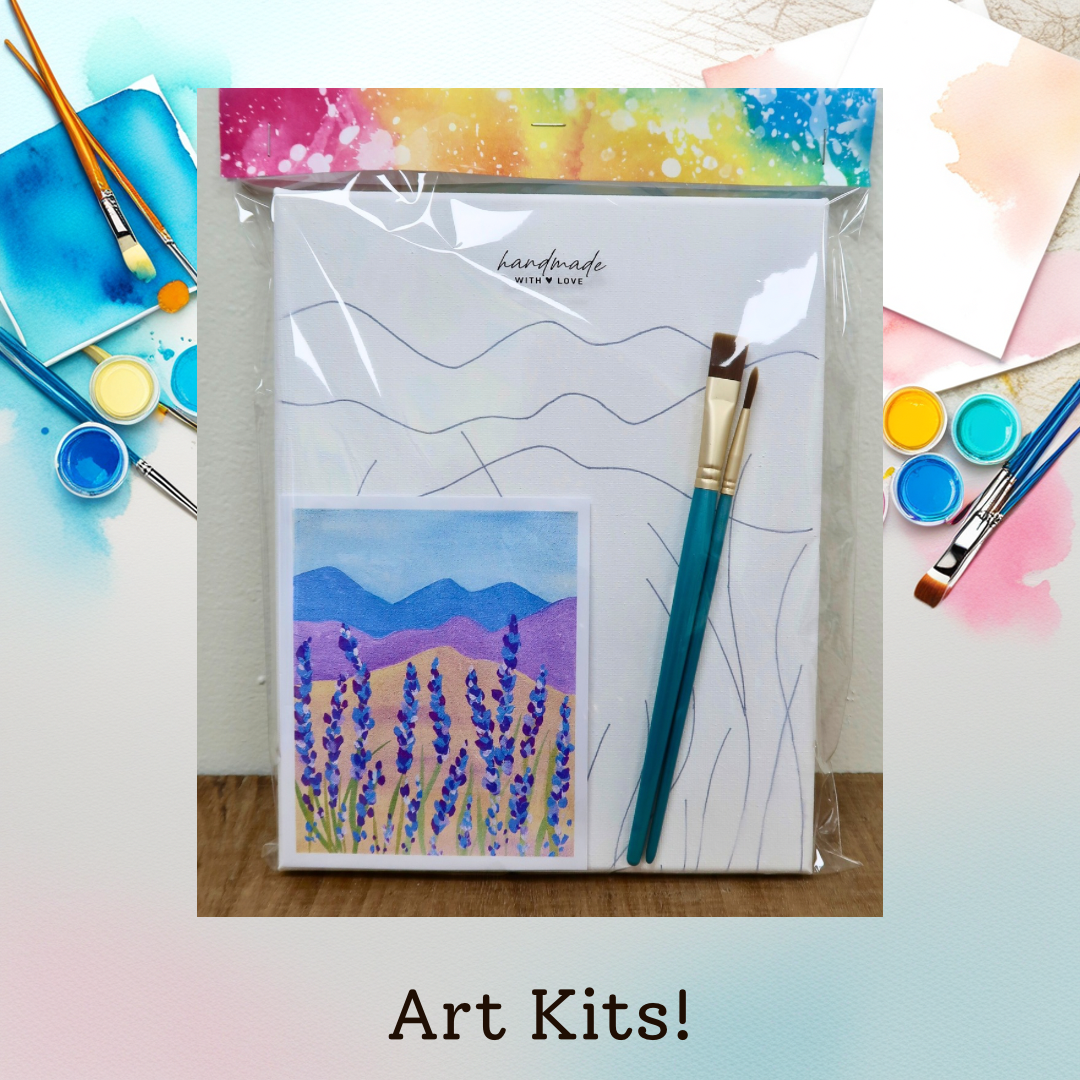 Lavender Field Art Kit