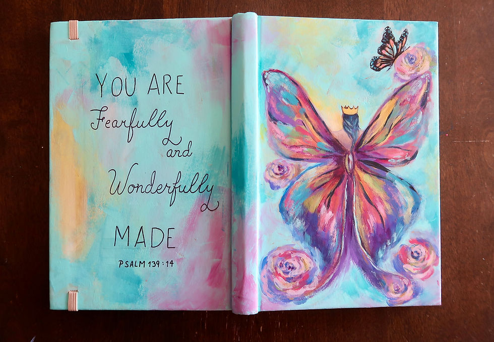 Thumbnail: Wonderfully Made| Hand Painted Journal