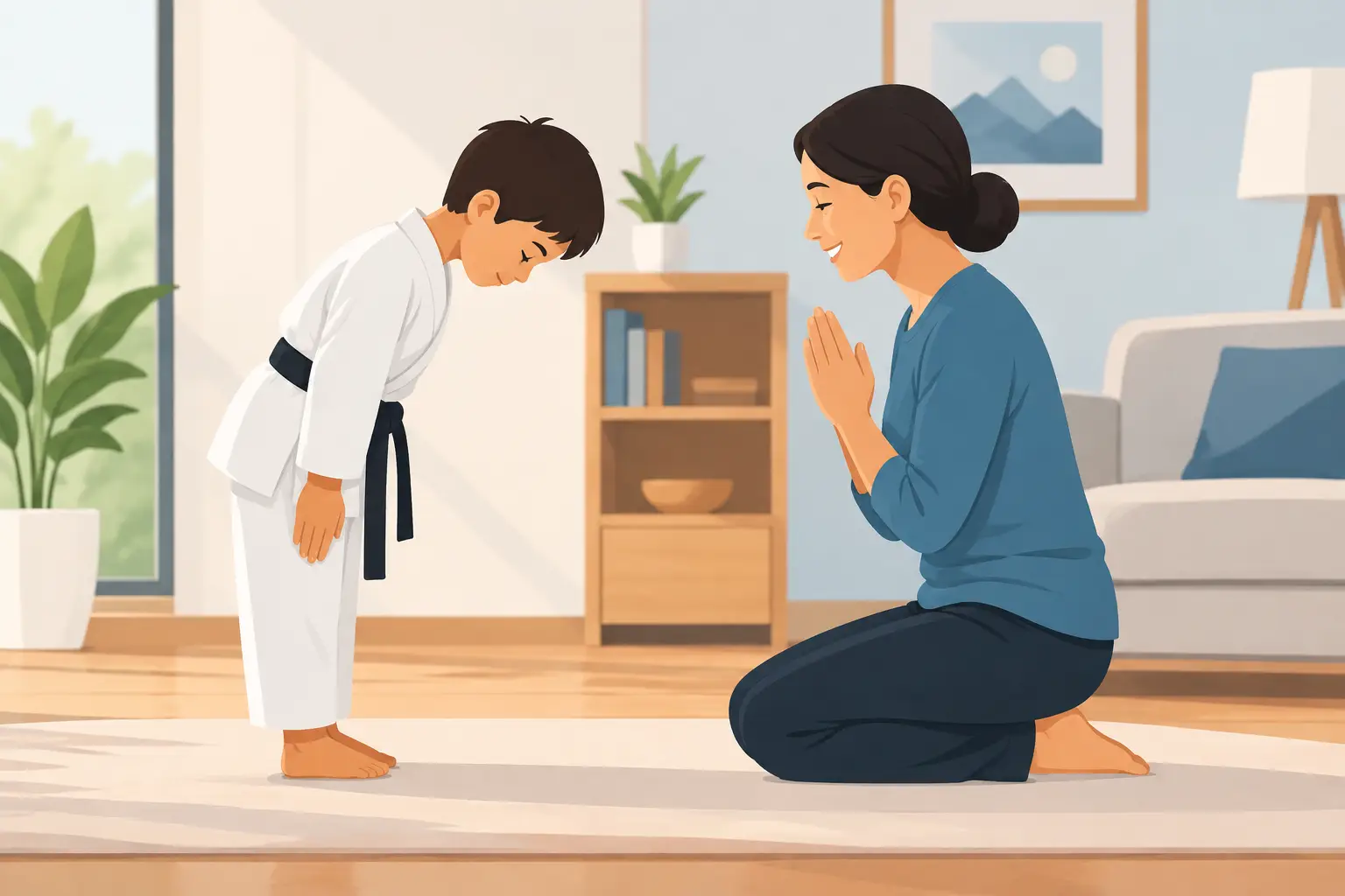 How to Teach Karate Respect That Lasts at Home