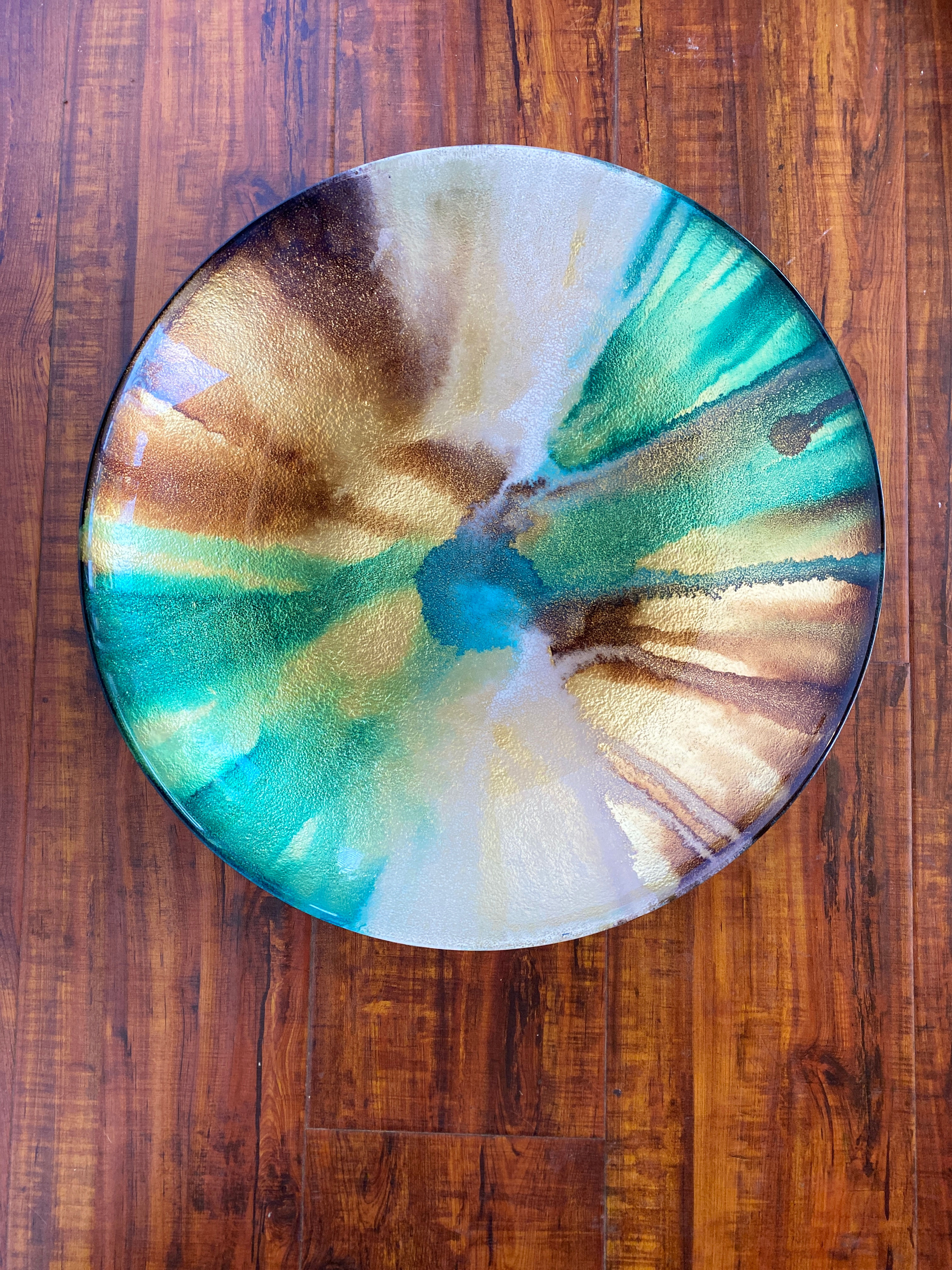 Turquoise and Chocolate