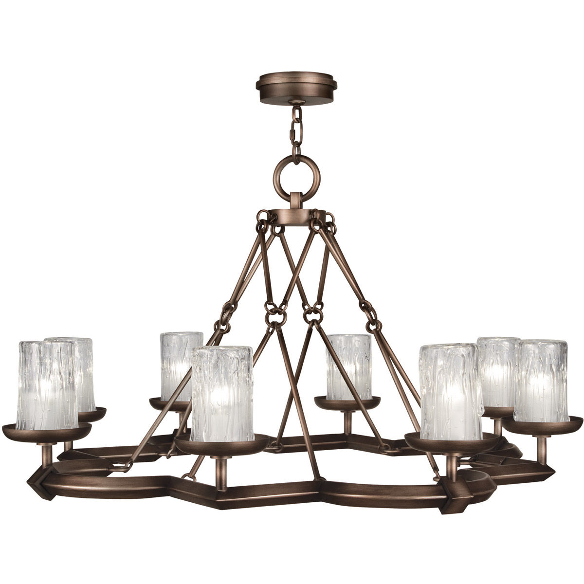 MWHD0847-Art Silver Chandelier Ceiling Light