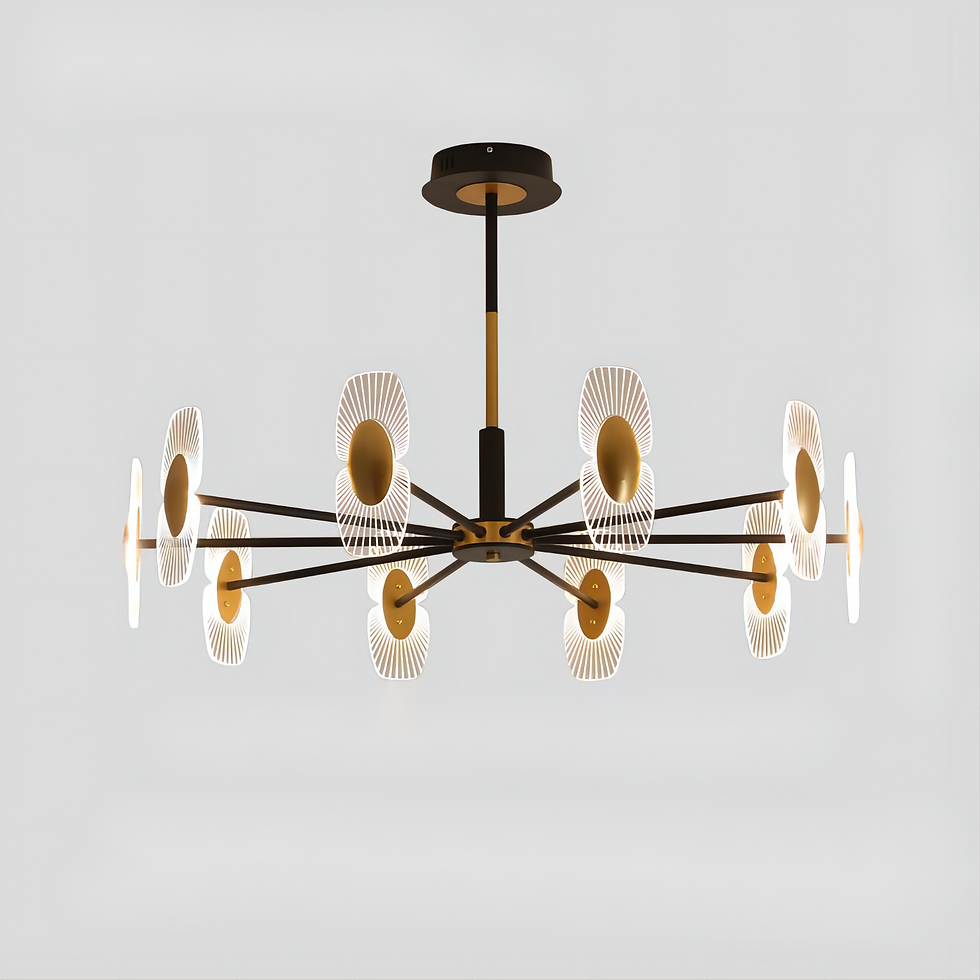 縮圖：MWHD0843-LED Linear Slice Simple Modern Spread Style Pendant