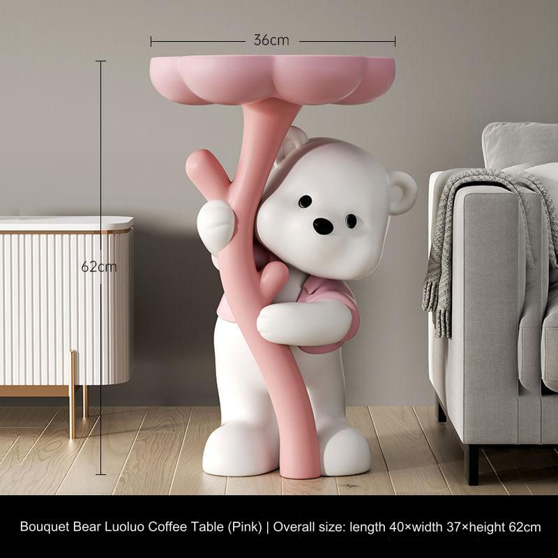 섬네일: BBL001 - Bouquet Bear Luoluo Sofa Side Table
