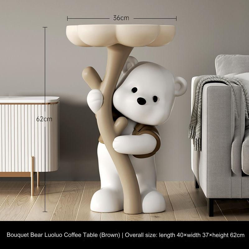サムネイル： BBL001 - Bouquet Bear Luoluo Sofa Side Table