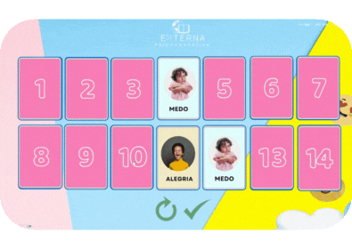 jogo interativo jogo da memória das emoções