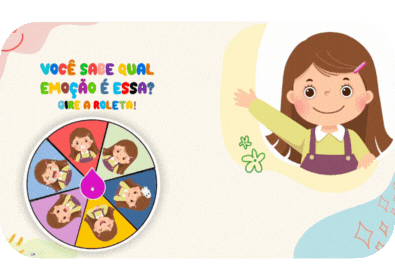 Jogo interativo power point roleta das emoções