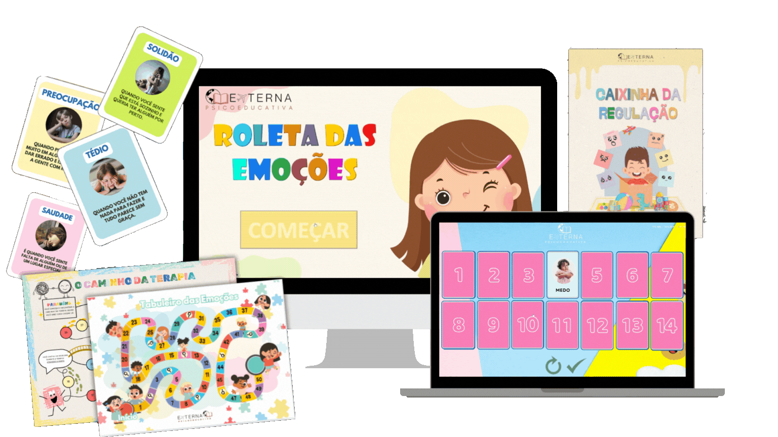 Todos os jogos do KIT REGULAÇÃO EMOCIONAL