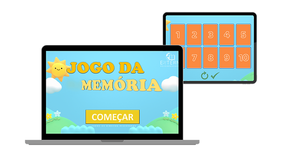 jogo da memoria dos objetos interativo