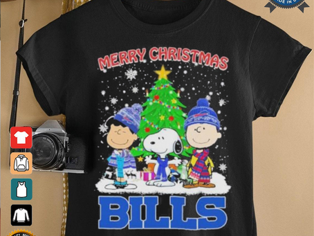 Merry Christmas Buffalo Bills X Peanuts And Friends Shirt
