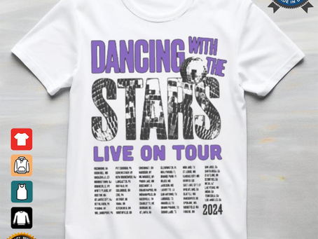 Official Dancing With The Stars Live On Tour 2024 Event Shirt