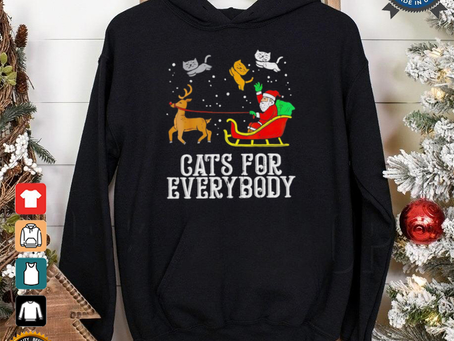 Santa Claus cats for everybody Christmas shirt