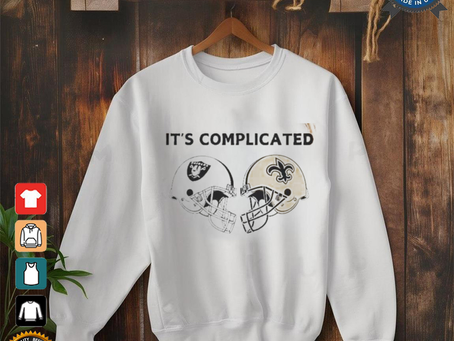 Official It’s Complicated Las Vegas Raiders Vs New Orleans Saints Shirt