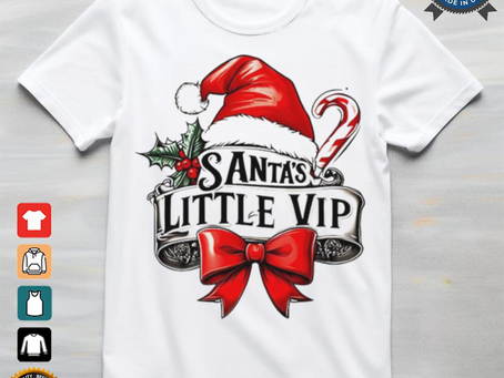 Santa’s little vip Christmas shirt