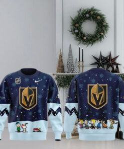 Vegas Golden Knights x Peanuts & Snoopy Holiday Special Sweater