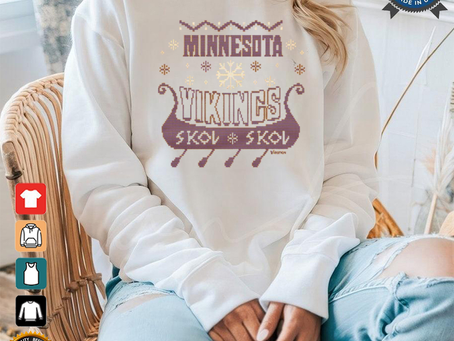 Minnesota Vikings Holiday Crewneck shirt