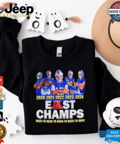 Buffalo Bills East Champs back to back 2020 2024 shirt