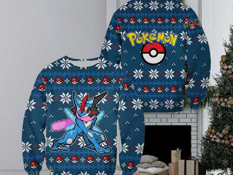 Greninja Pokemon Holiday Sweater