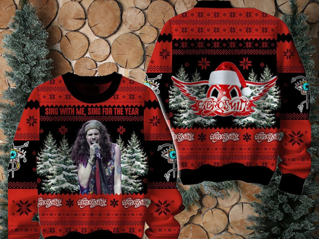 Steven Tyler Ugly Christmas Sweater