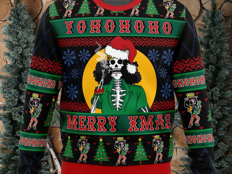 Yohohoho hippie trip brook one piece ugly christmas sweater