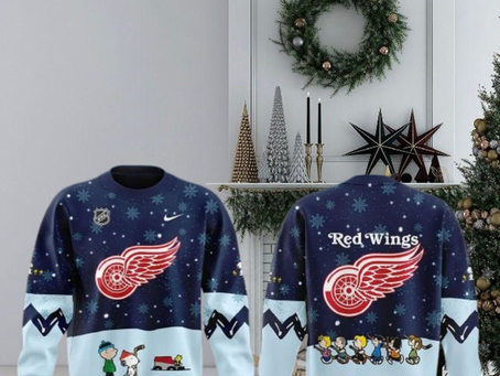 Detroit Red Wings x Peanuts & Snoopy Night Special Edition Sweater