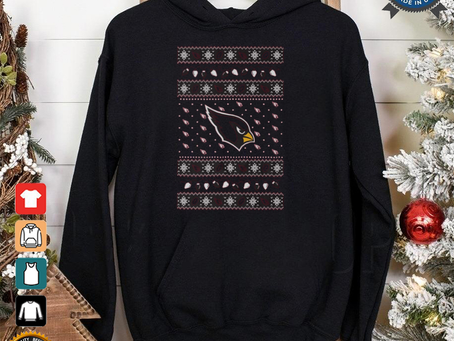 Arizona Cardinals Holiday Lights Sweater T Shirt