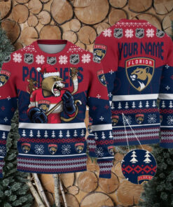 NHL Florida Panthers Mascot Ugly Sweater For Christmas