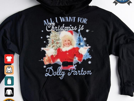 All I Want For Christmas Is Dolly Parton Unisex T Shirt