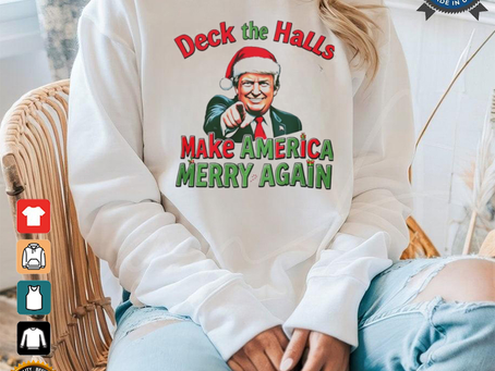 Deck the halls make America Merry again Christmas shirt