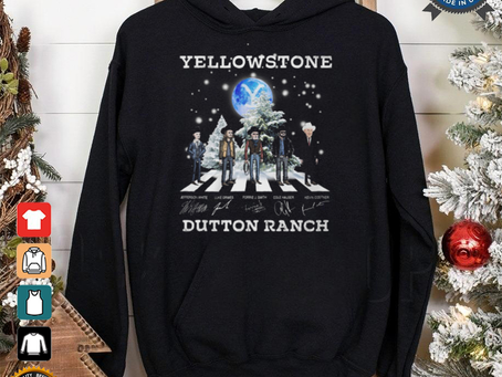 Yellowstone Dutton Ranch Abbey Road Christmas T Shirt