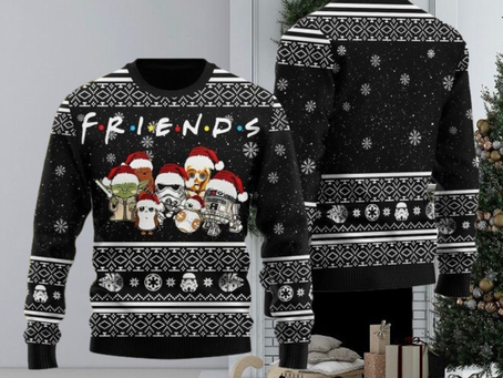 Famous Characters Ugly Christmas Sweater Star Wars Xmas Sweater