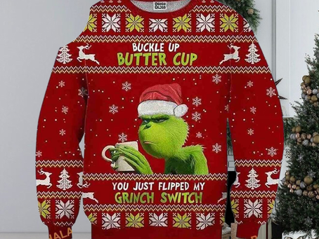 Grinch Best Gift Christmas Ugly Wool Knitted Sweater