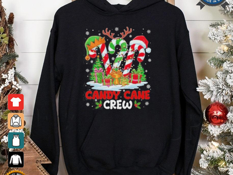 Candy Cane Crew Christmas Xmas Shirt