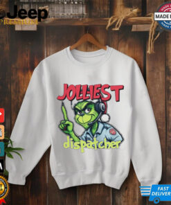 Official The Grinch Jolliest Dispatcher Christmas Shirt