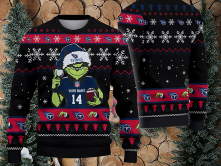 Tennessee Titans Custom Chrismas Ugly Sweater